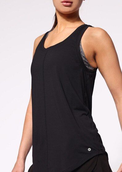 Alexo Athletica Performance Tee in black from front